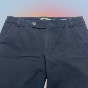 EDDIE BAUER Women’s 10 Long Black Stretch Chino Pant